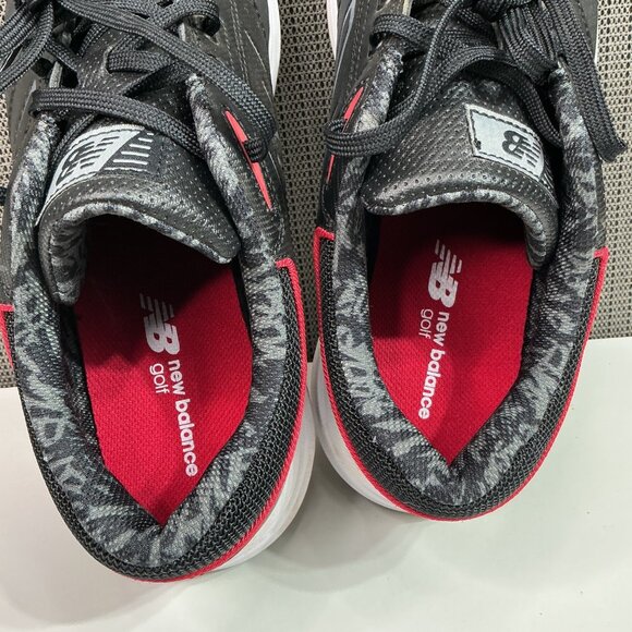 New Balance Mens Golf Shoes NBG2010BK Black Camo Spikeless Size 11 2E Wide - Picture 4 of 6